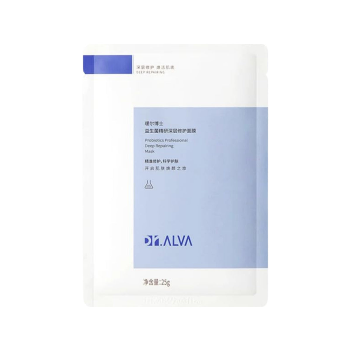 Dr. Alva Probiotics Professional Balancing and Caring Mask (1 Pc) — uniform white cover