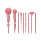 MSQ Diced Carrot Makeup Brush Set on white background