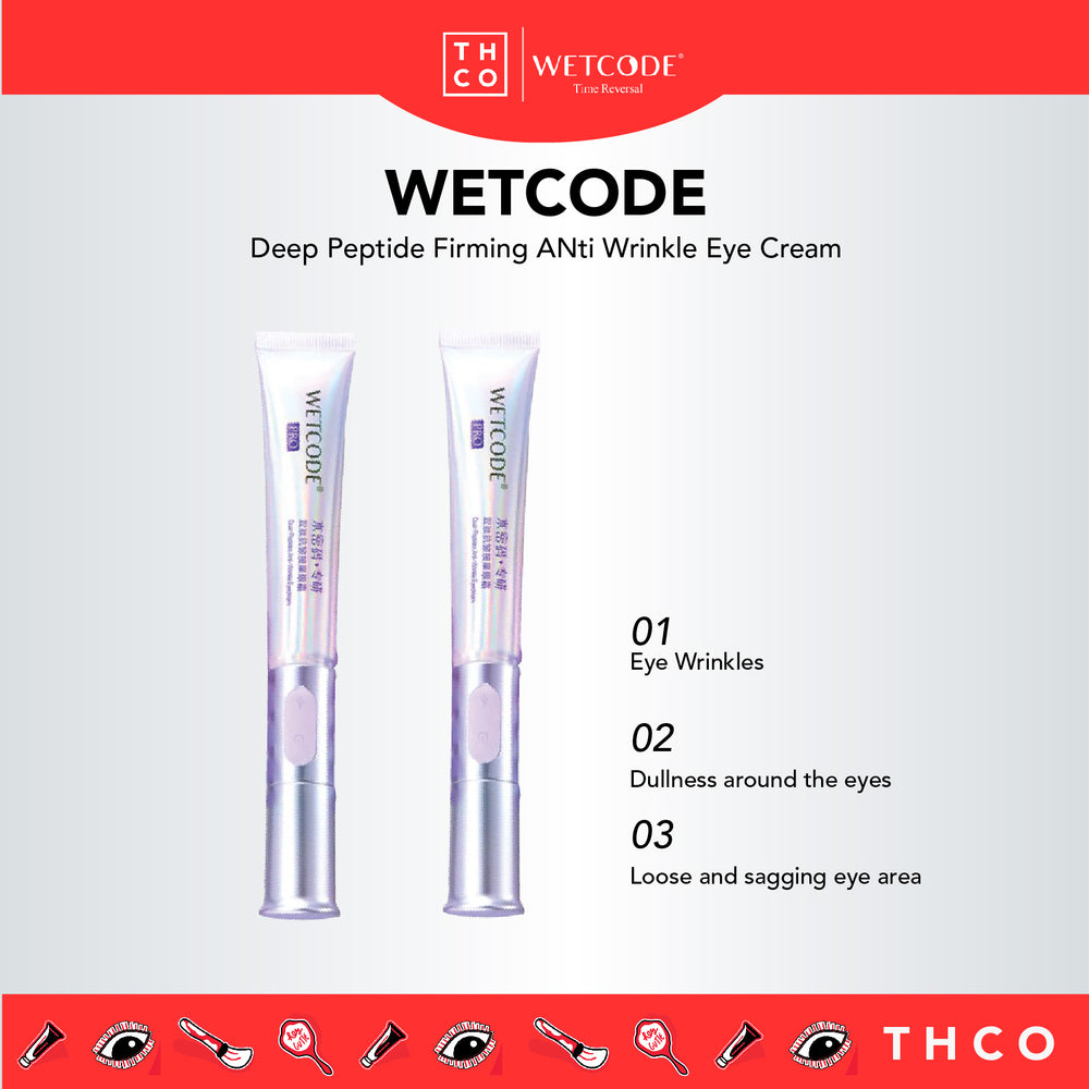 WETCODE Dual-peptides firming anti-wrinkle Eyecream (Thermal Version) 25g 水密码专研双肽抗皱眼精华